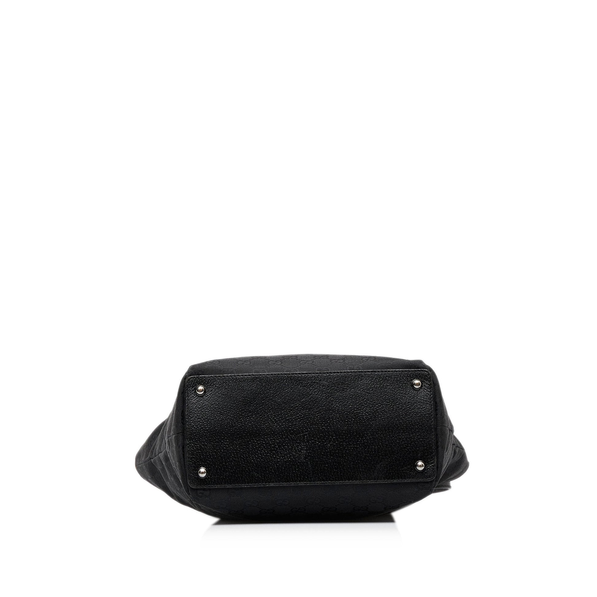 Gucci Leather Canvas Tote