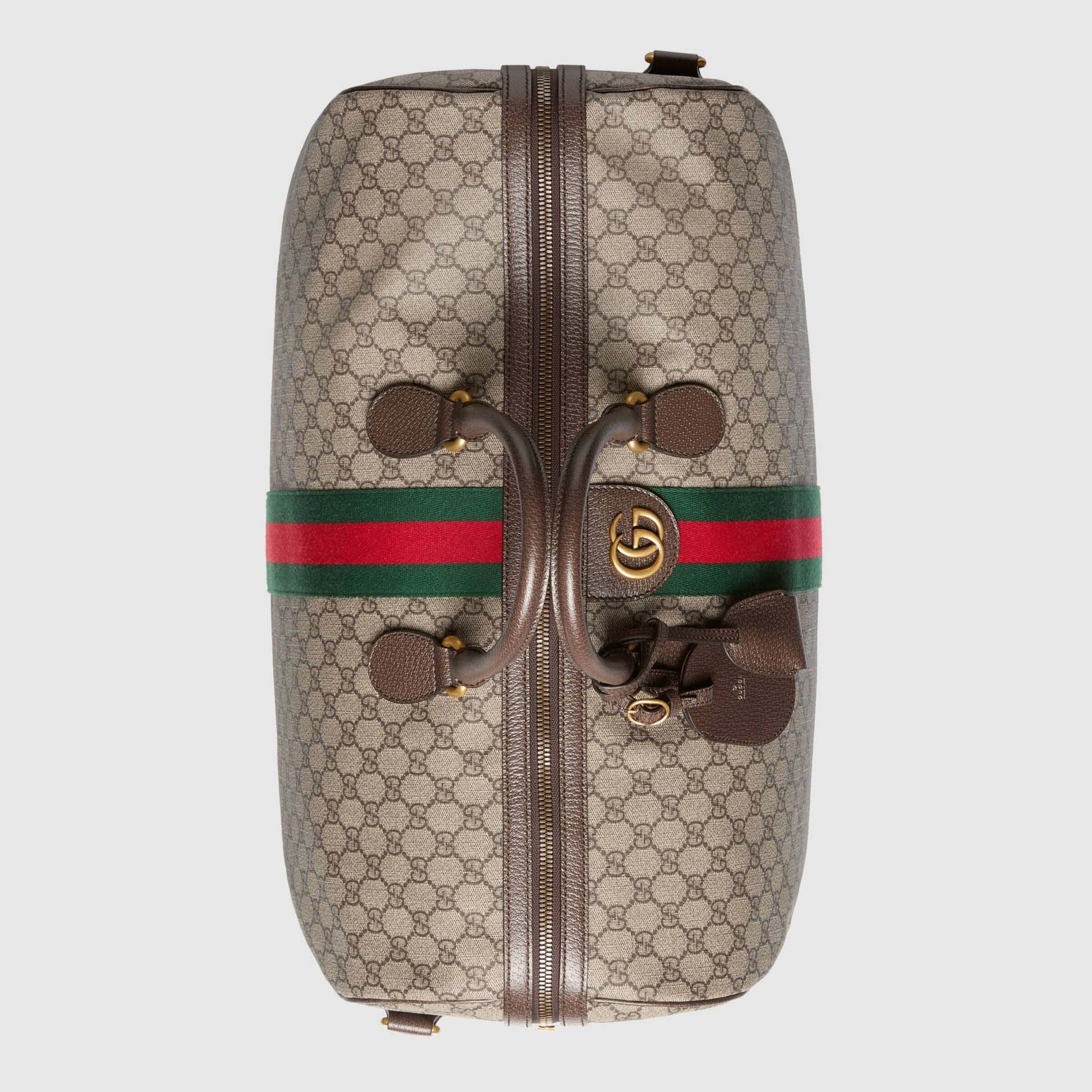 Gucci Monogram Nylon Leather Canvas Crossbody