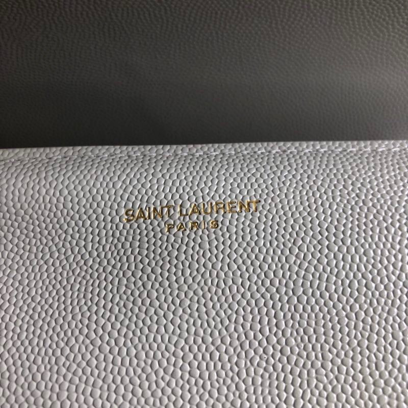 Yves Saint Laurent Cassandra Medium Top Handle Bag Black.7in/