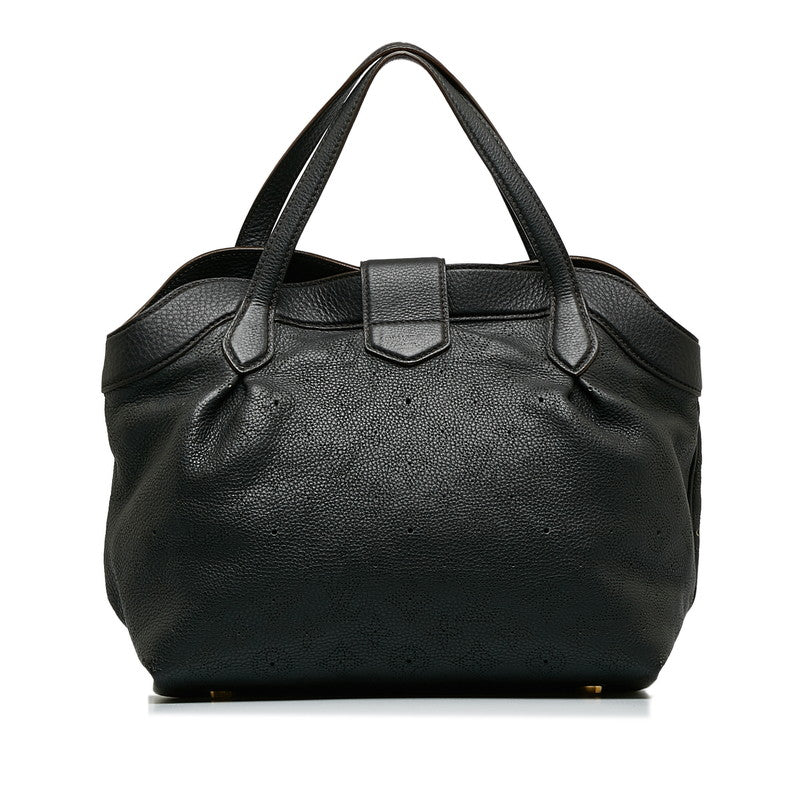 Louis Vuitton Monogram Makhina Seal PM Handbag Noir Black Leather Louis Vuitton