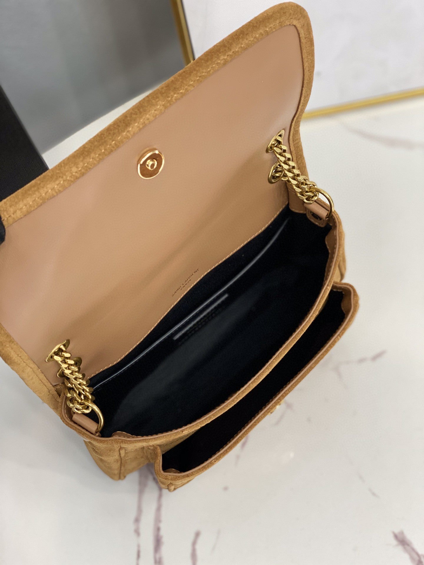 Yves Saint Laurent Niki Baby Chain Bag Brown
