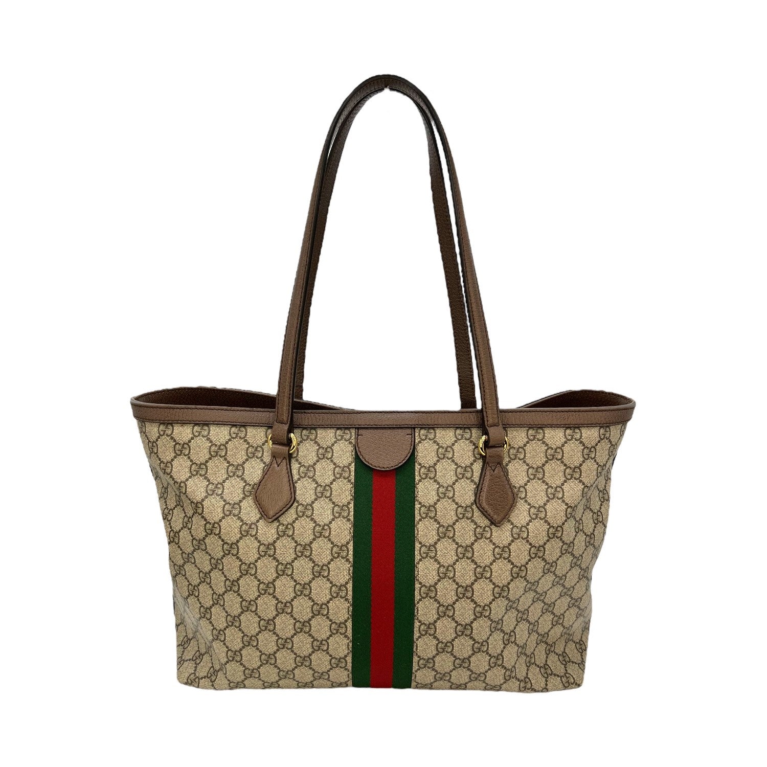 Gucci Leather Canvas Tote