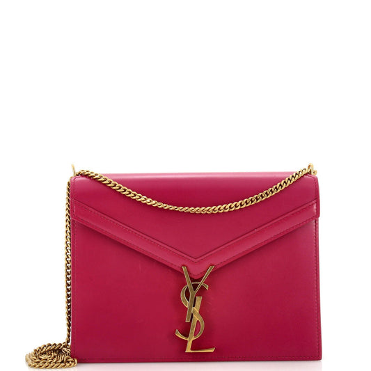 Luxury Saint Laurent Trending 2026 Cassandra Chain Shoulder Bag Leather Small