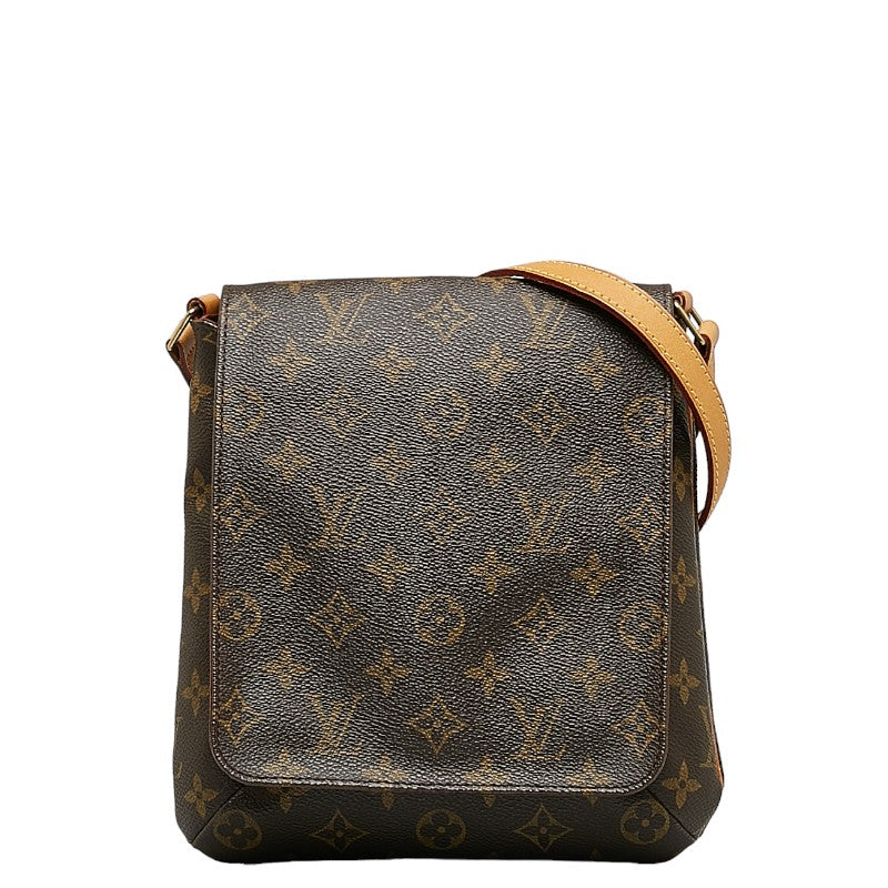 Louis Vuitton Monogram Musée Salsa Long Pulled Shoulder Bag Brown PVC Leather Louis Vuitton Gift [ ] Store