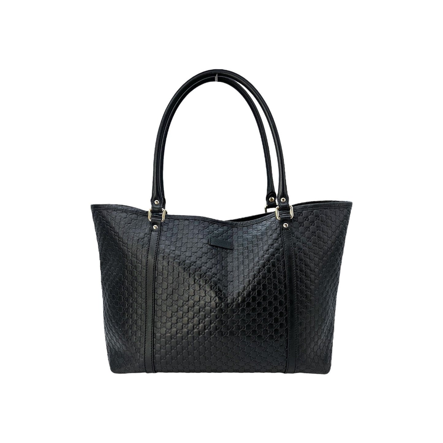 Gucci Leather Canvas Tote