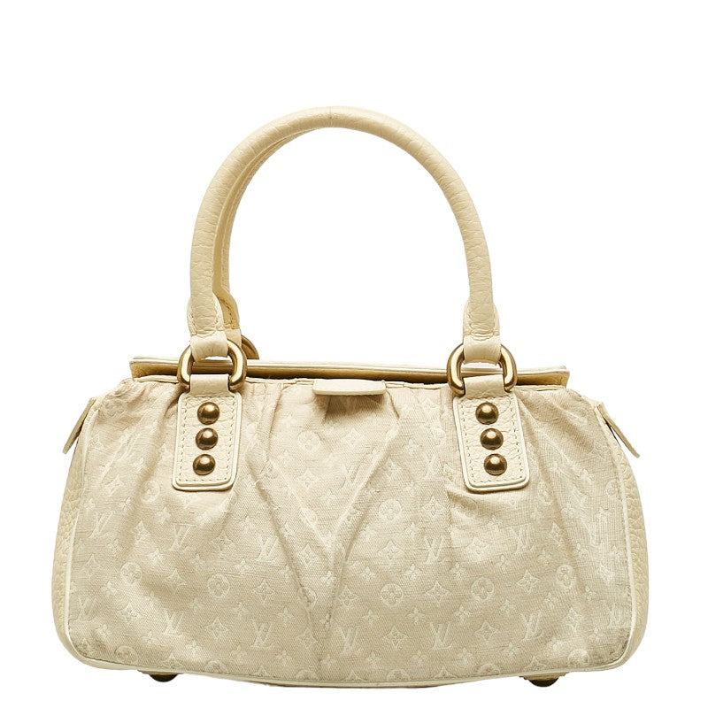 Louis Vuitton Monogram Mini Handbag Leather/Candy Dune Beige Ladies