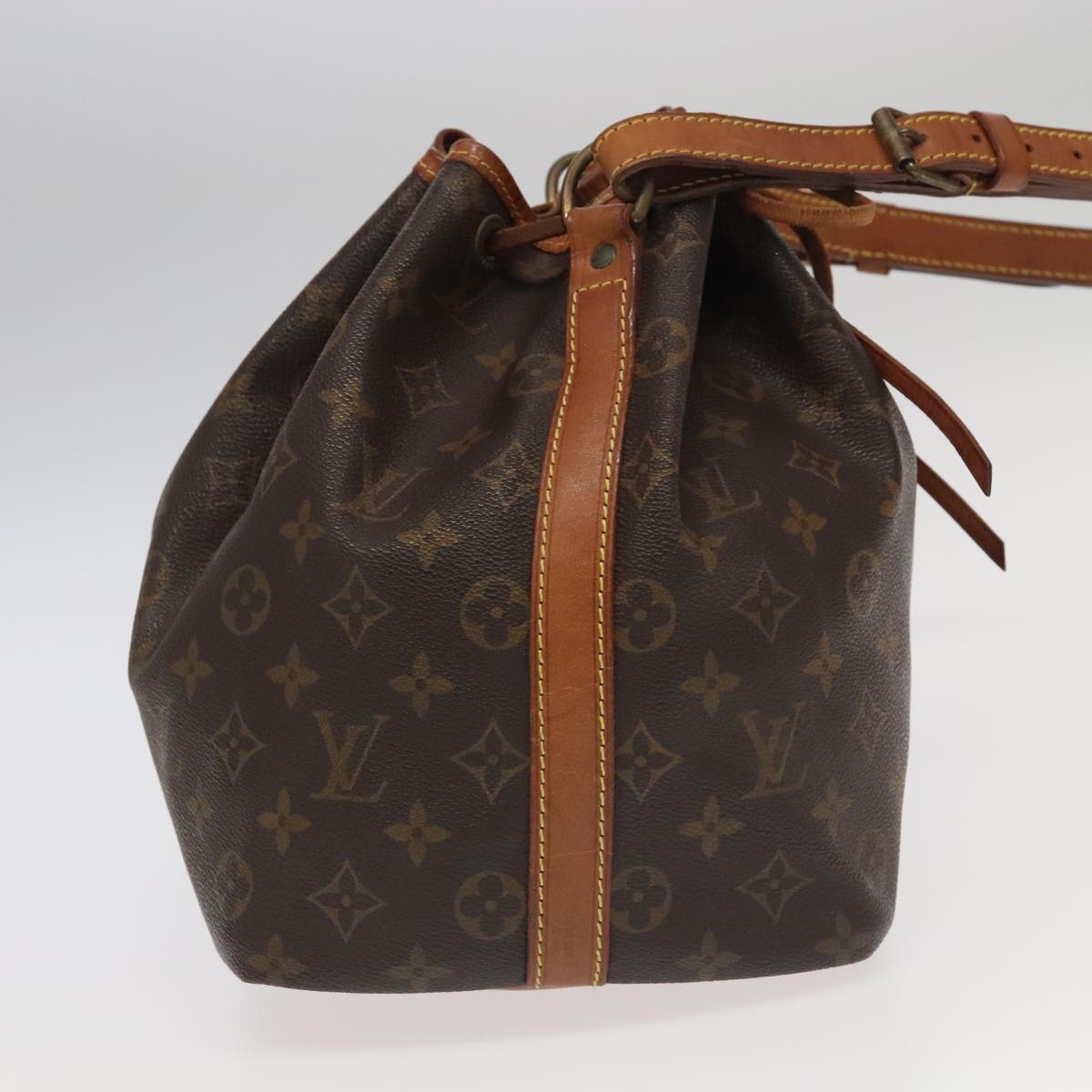 Louis Vuitton Petit Noé Canvas Shoulder Bag
