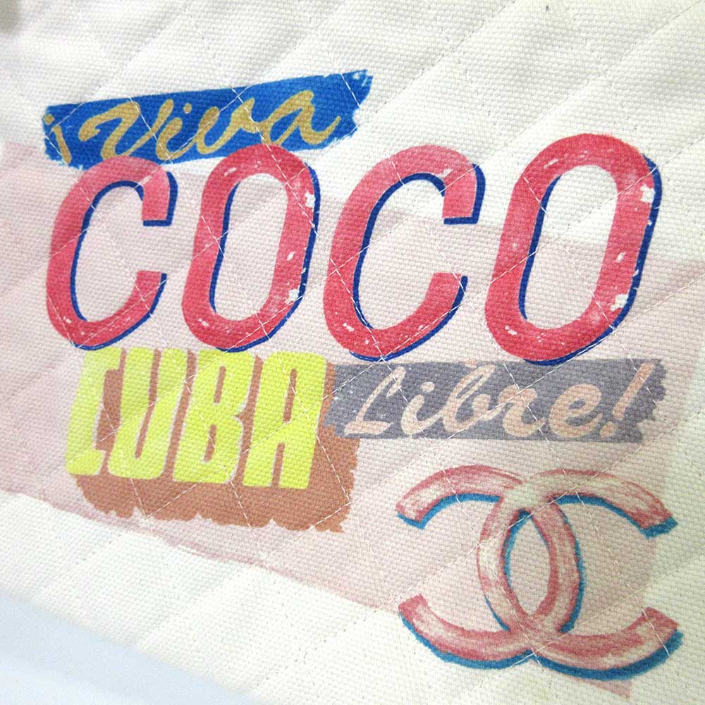 Chanel Canvas Clutch Bag Multicolor Classic Flap