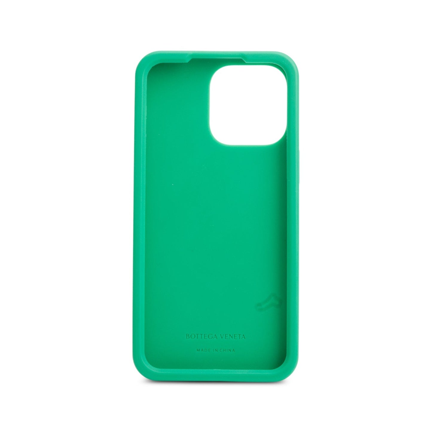 Bottega Veneta Green Intreccio Rubber Silicon iPhone 16 Pro Max Case