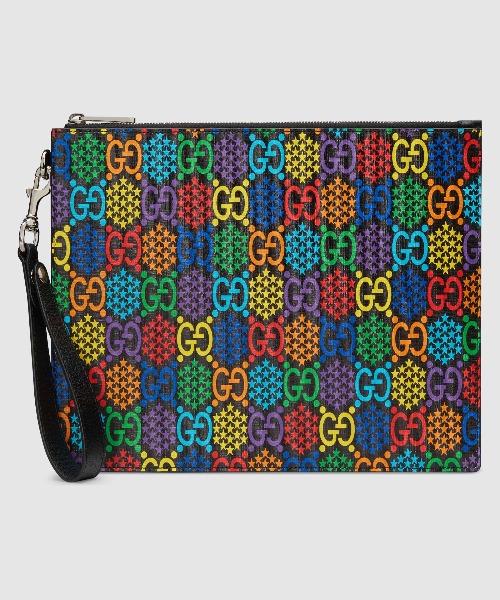 Gucci Monogram Leather Canvas Crossbody