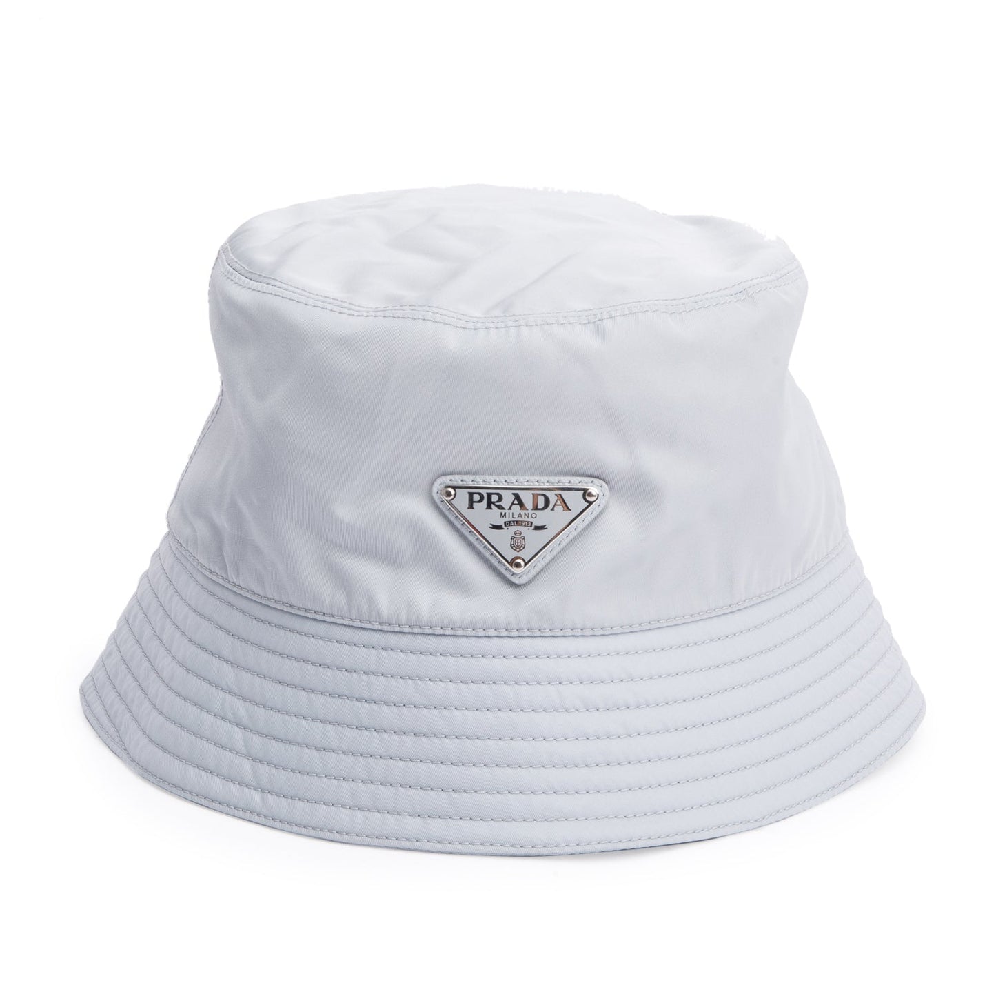 Prada Grey Re-Nylon Bucket Hat