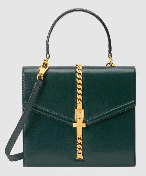 Gucci Monogram Chain Leather Crossbody