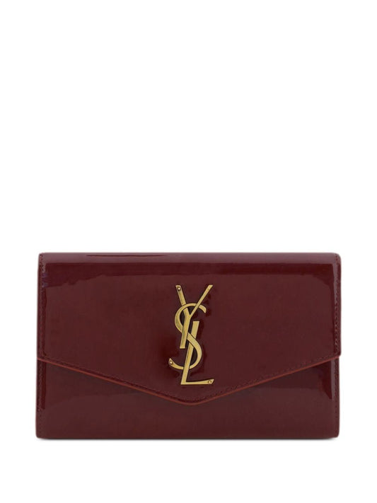 Luxury Saint Laurent Trending 2026 Women's Uptown Chain Wallet in Redgrenat | 607788BMIIW