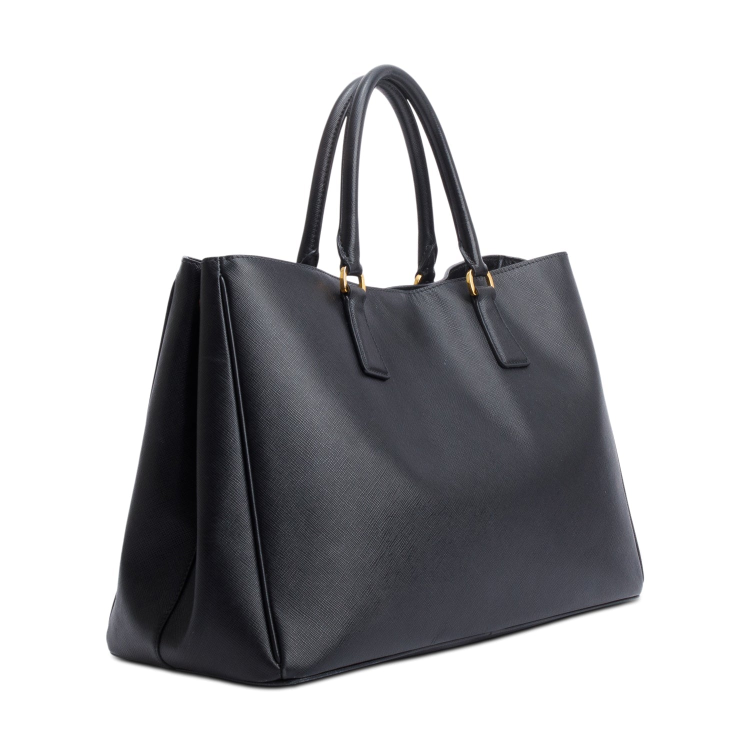 Prada Black Saffiano Lux Large Galleria Tote