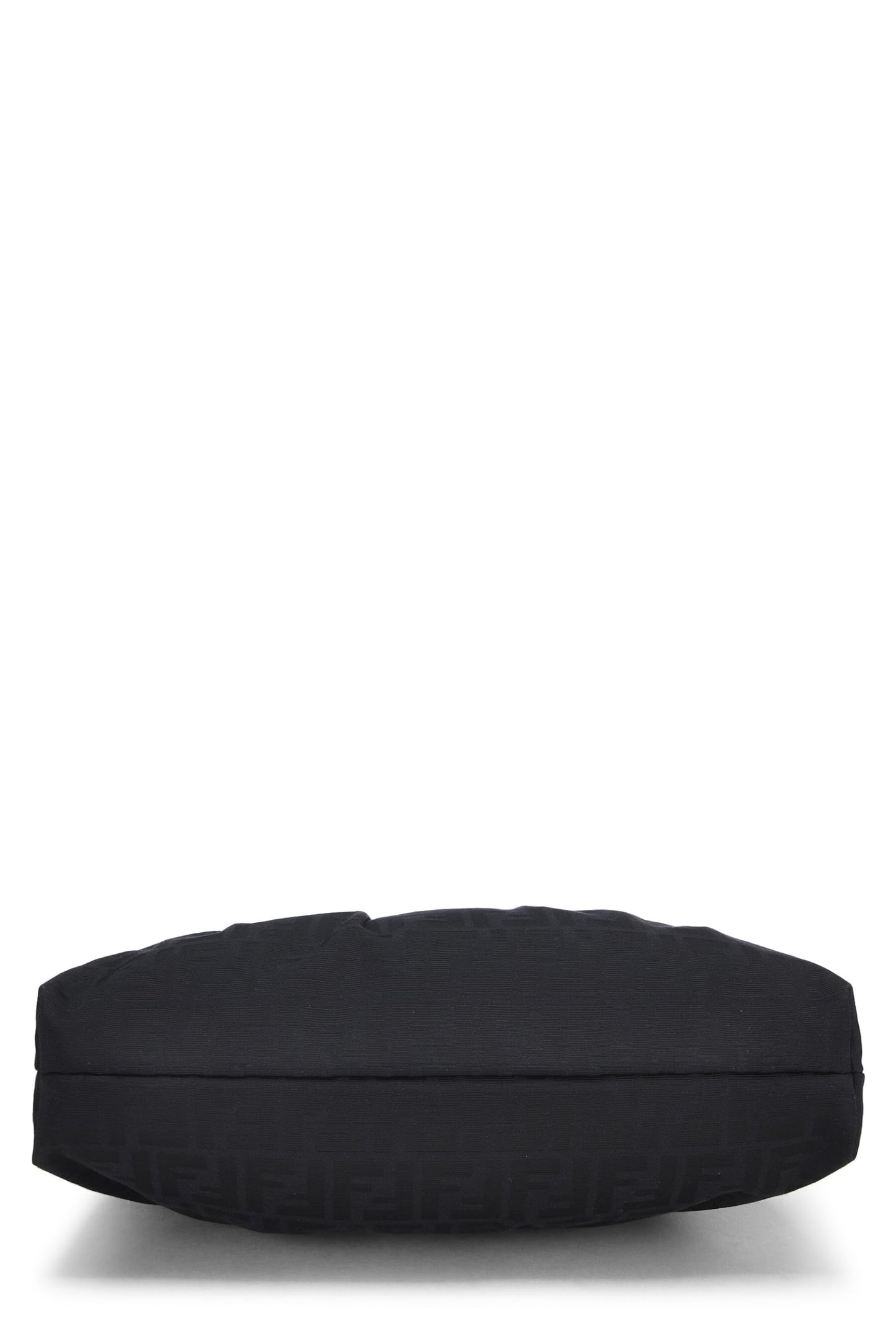 Fendi, Black Zucca Canvas Chef Hobo, Black