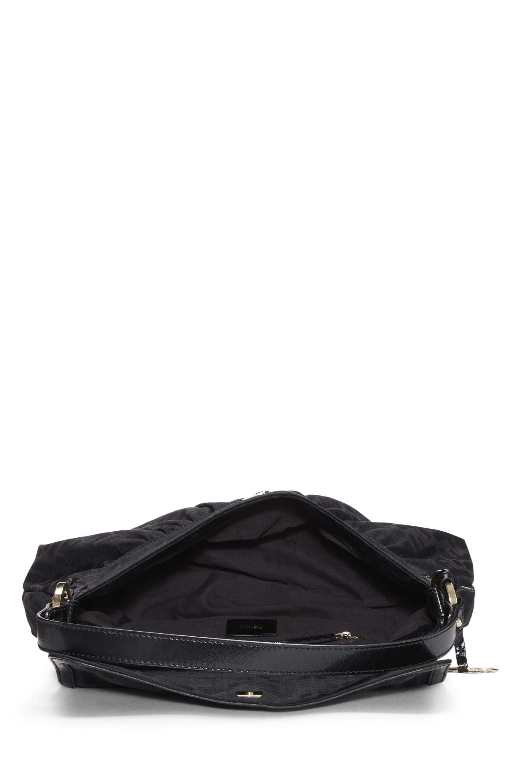 Fendi, Black Zucca Canvas Chef Medium, Black