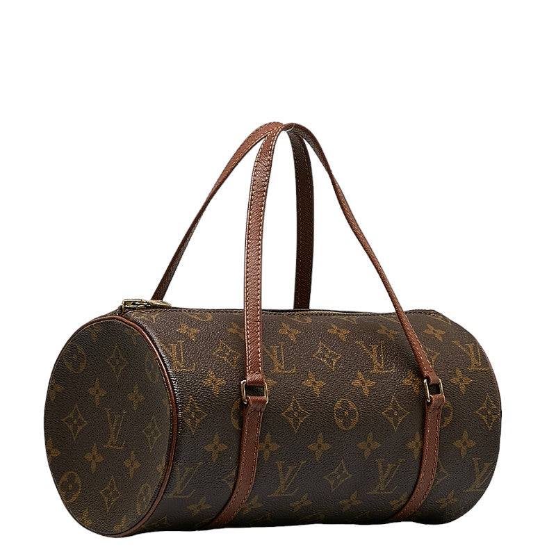 Louis Vuitton Monogram Papillon 26 (Old) Handbag Brown PVC Leather Louis Vuitton