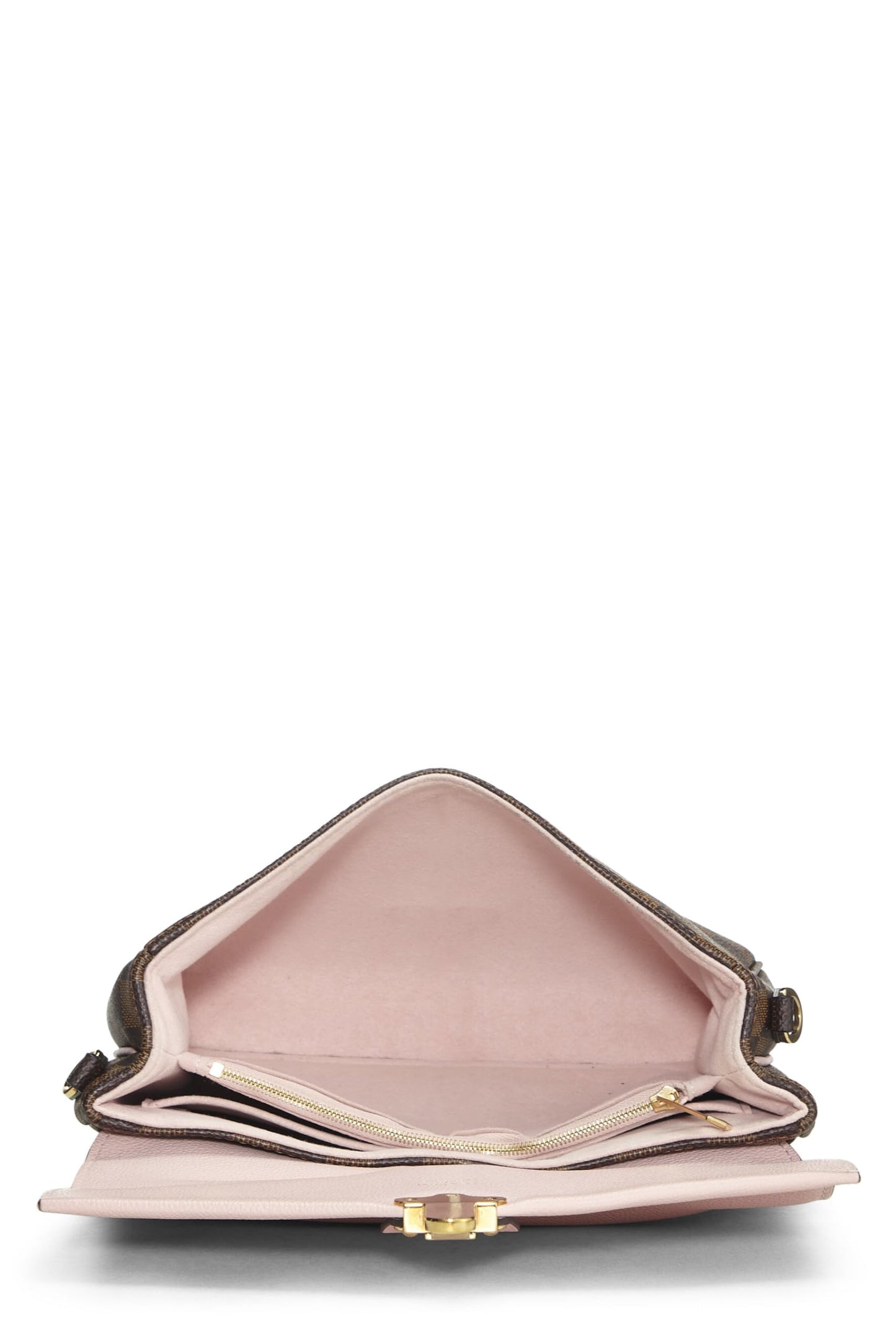 Louis Vuitton, Pink Damier Ebene Clapton Crossbody, Pink