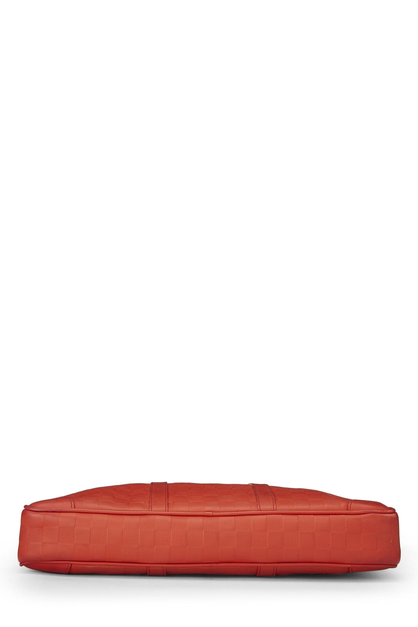 Louis Vuitton, Orange Damier Infini Porte Documents Voyage, Orange