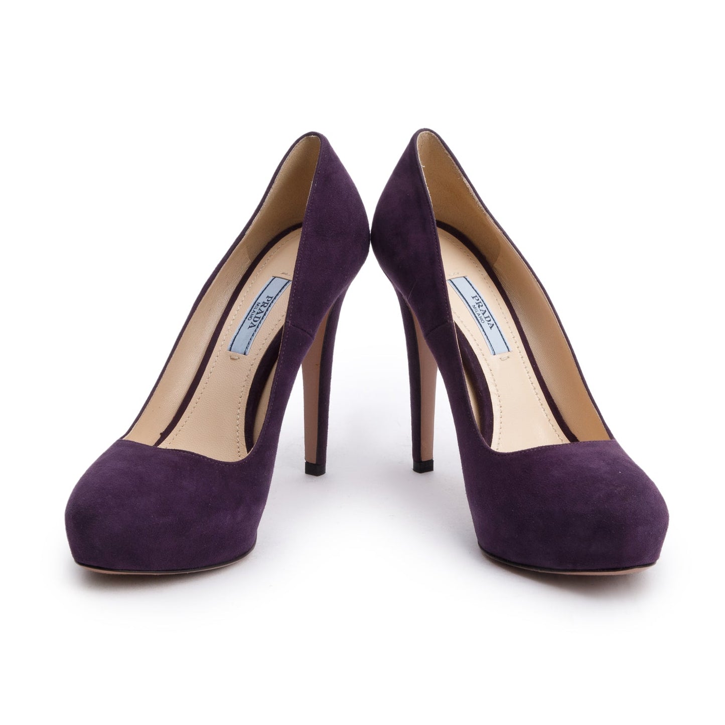 Prada Purple Suede Pumps, Size 38