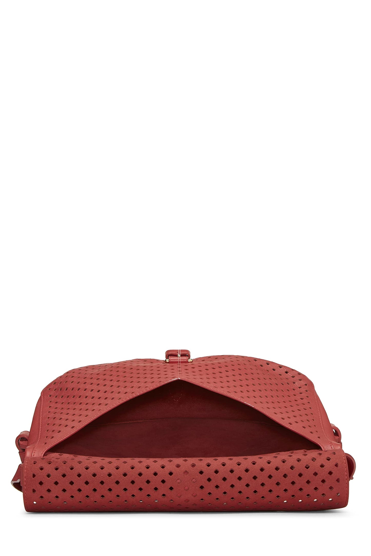 Louis Vuitton, Pink Perforated Leather Saumur 30, Pink