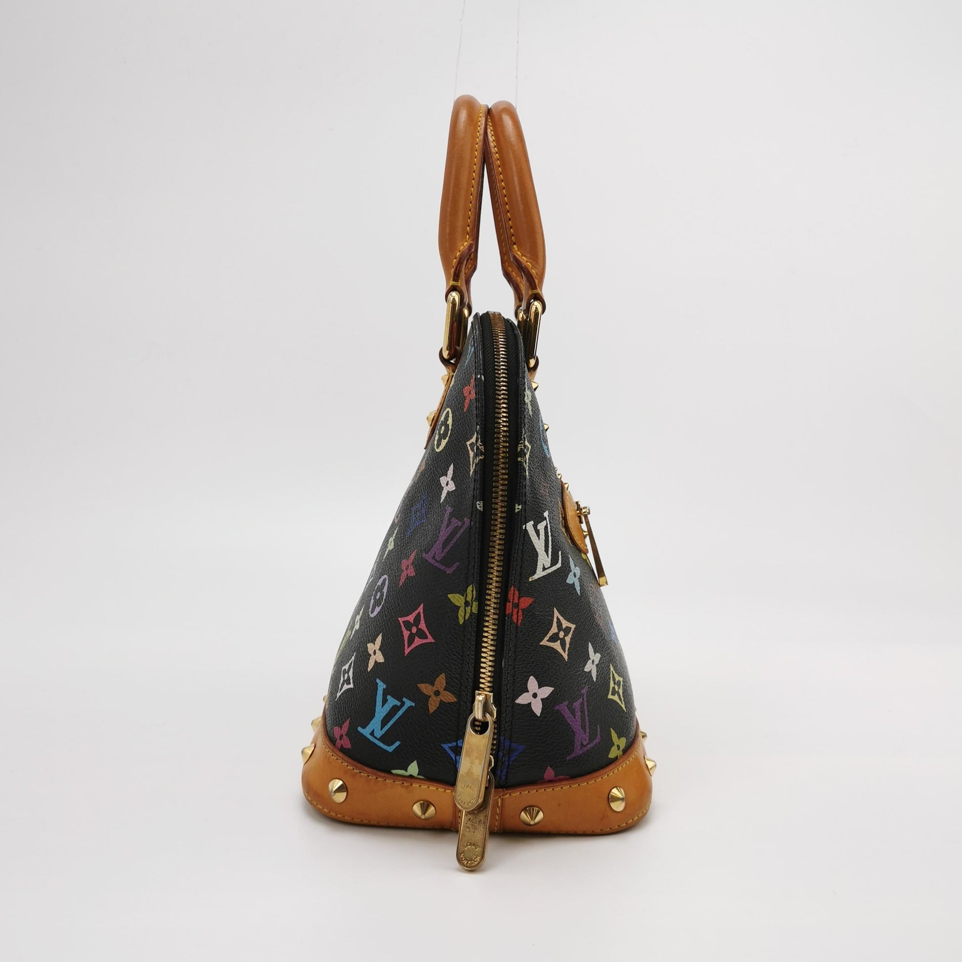Louis Vuitton x Takashi Murakami Alma Small Black Multicolor