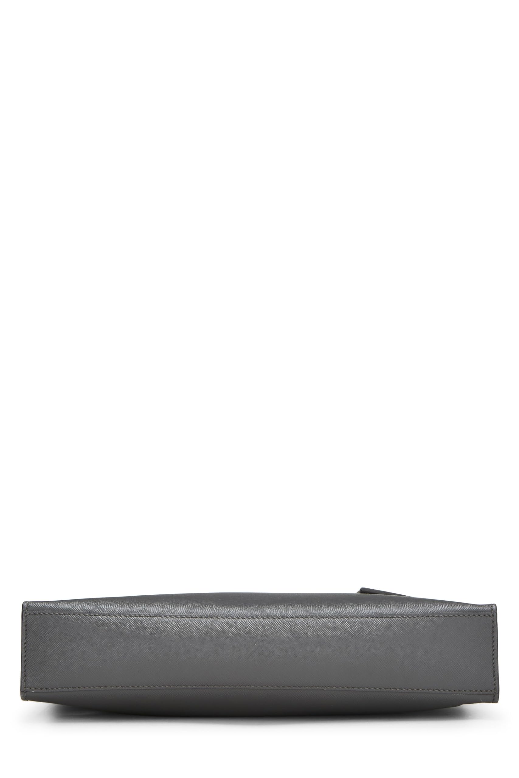 Prada, Grey Saffiano Tote, Grey