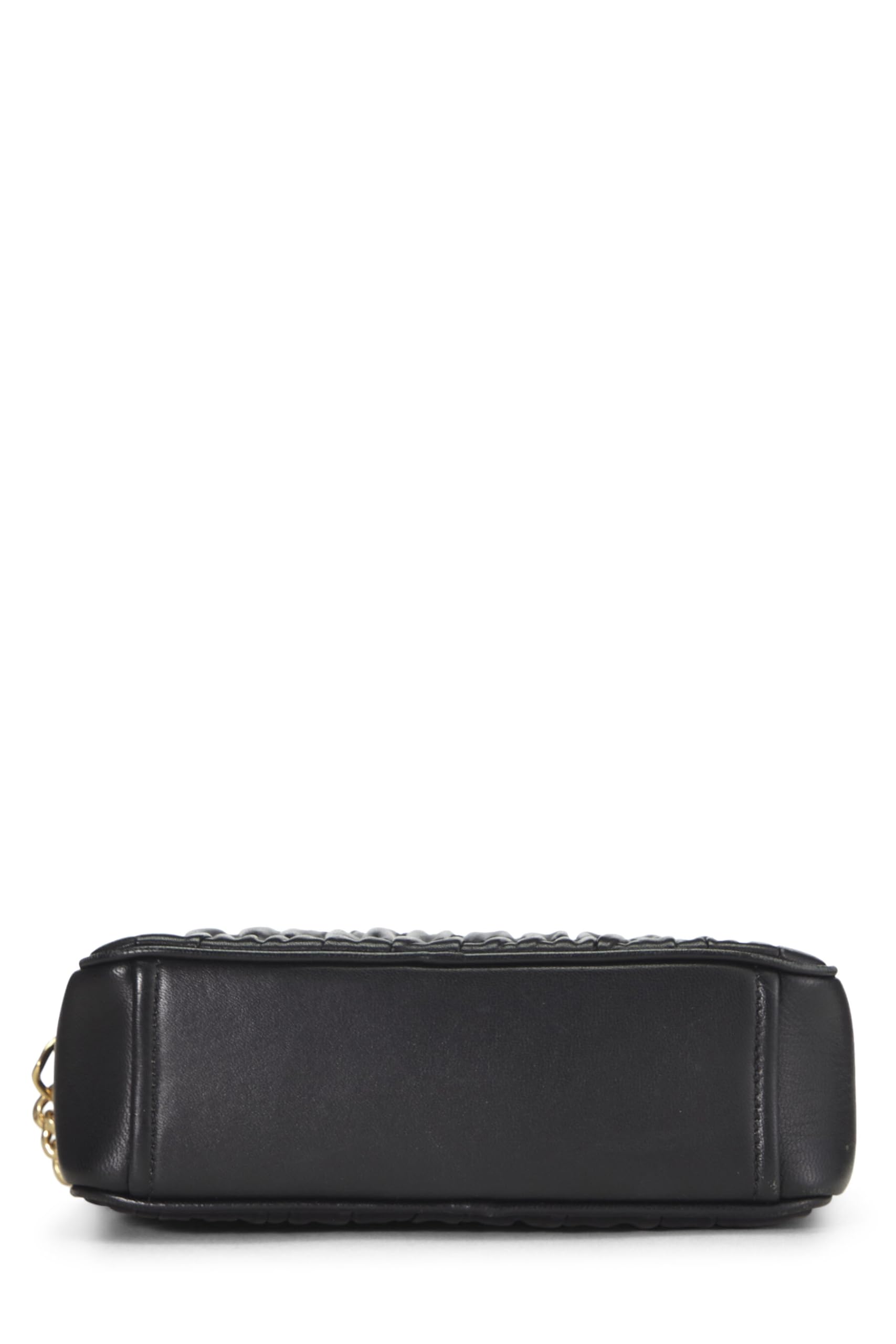 Prada, Black Nappa Gaufre Camera Bag, Black