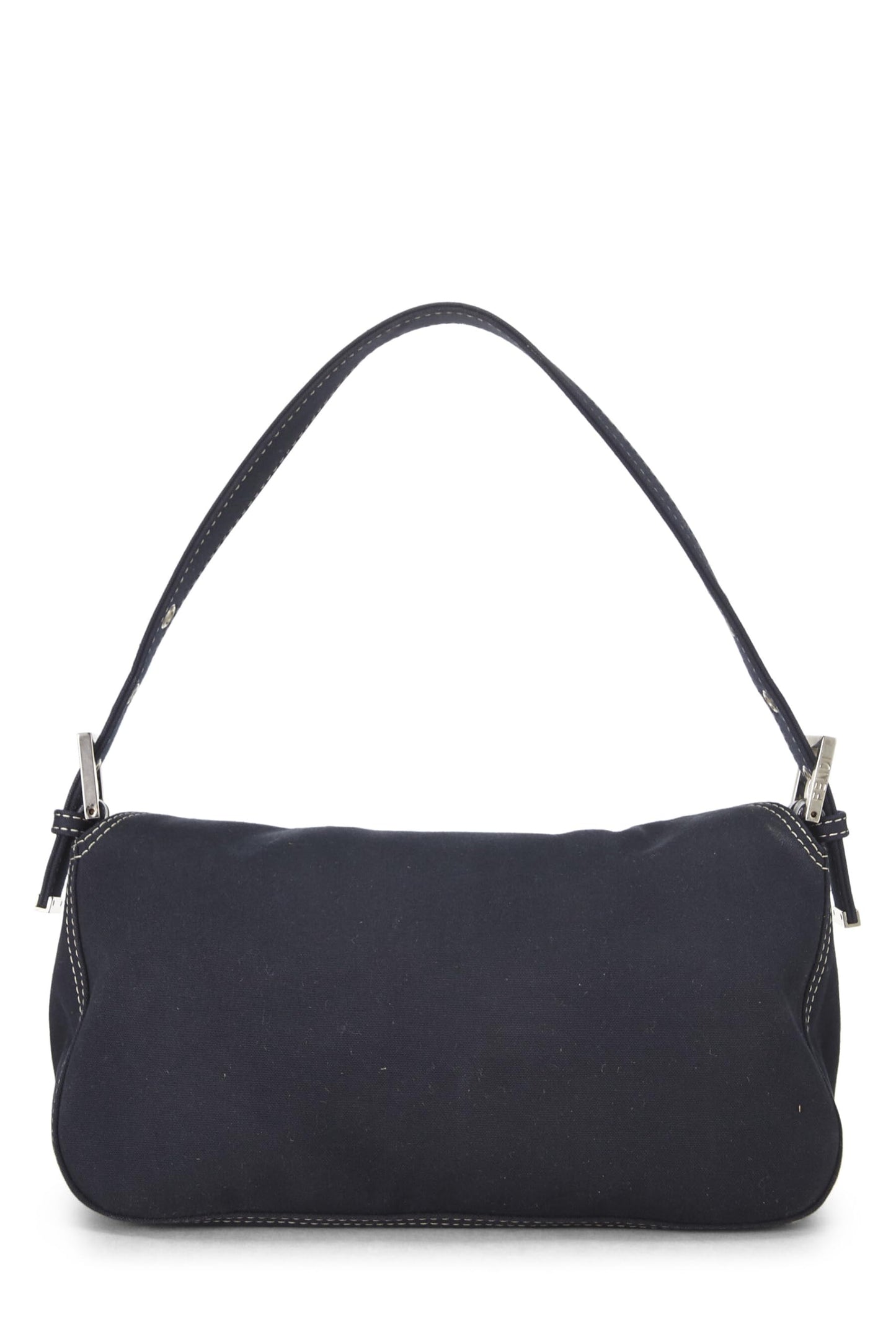 Fendi, Navy Canvas Shoulder Bag Small, Navy