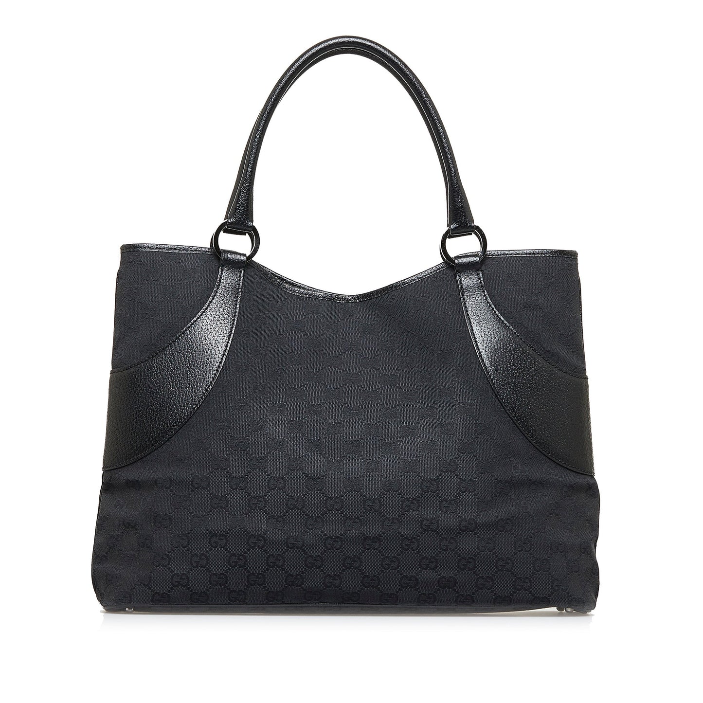 Gucci Leather Canvas Tote