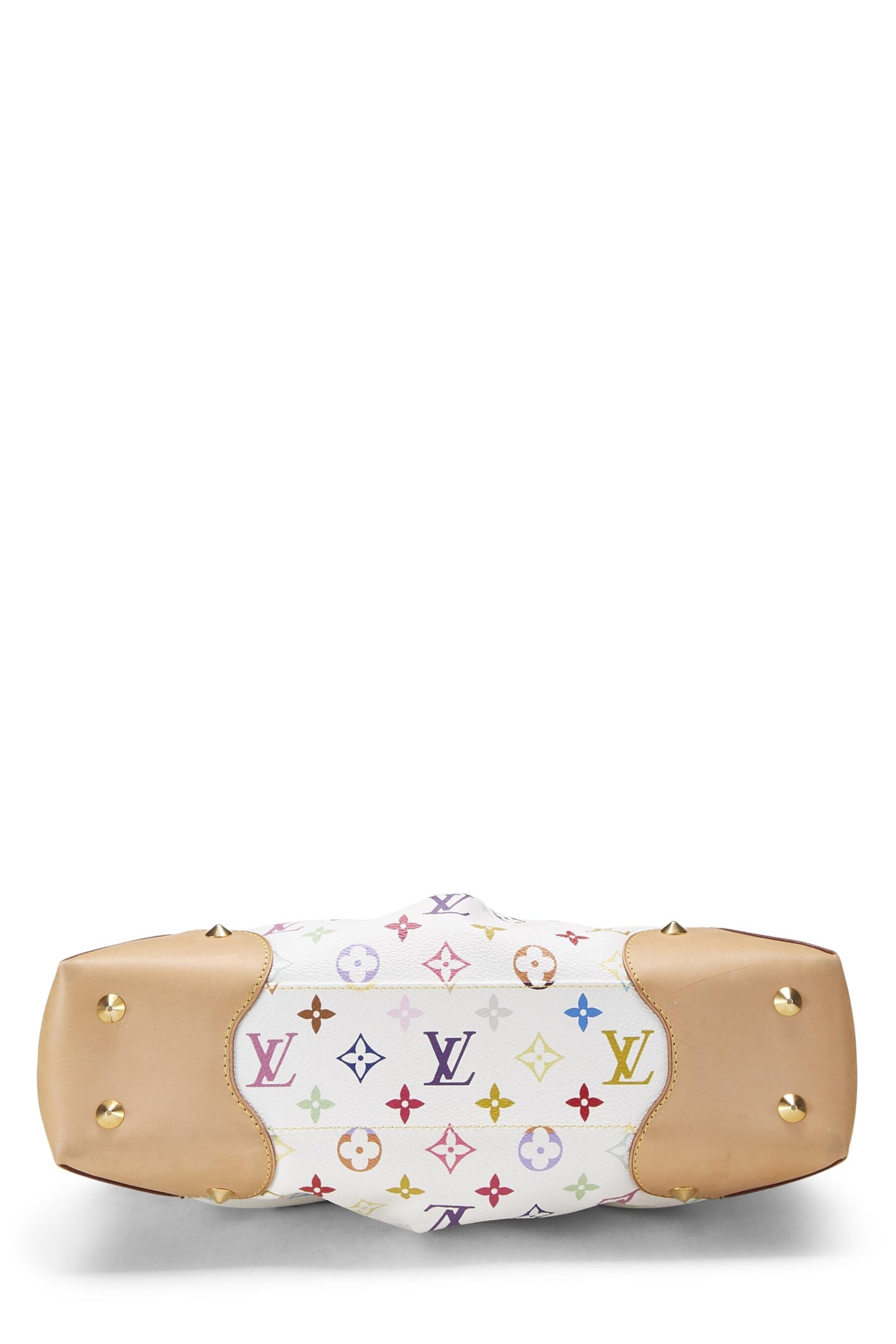 Louis Vuitton, Takashi Murakami x Louis Vuitton White Monogram Multicolore Judy MM, White