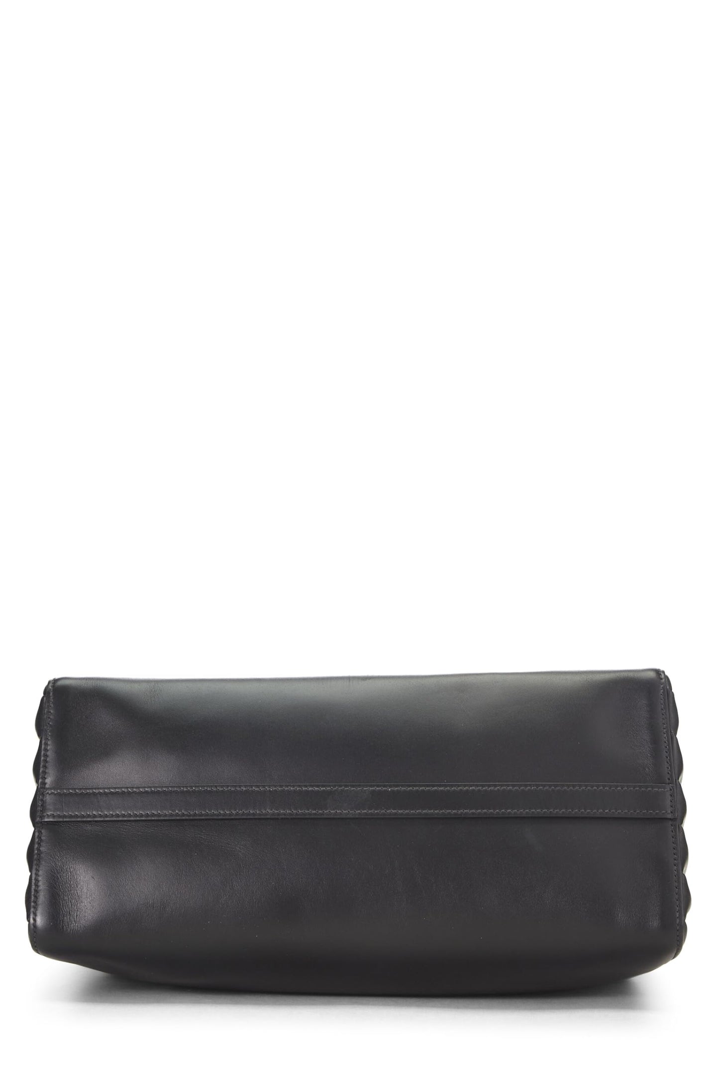Prada, Black Calfskin Bibliotheque Medium, Black Luxury Handbag