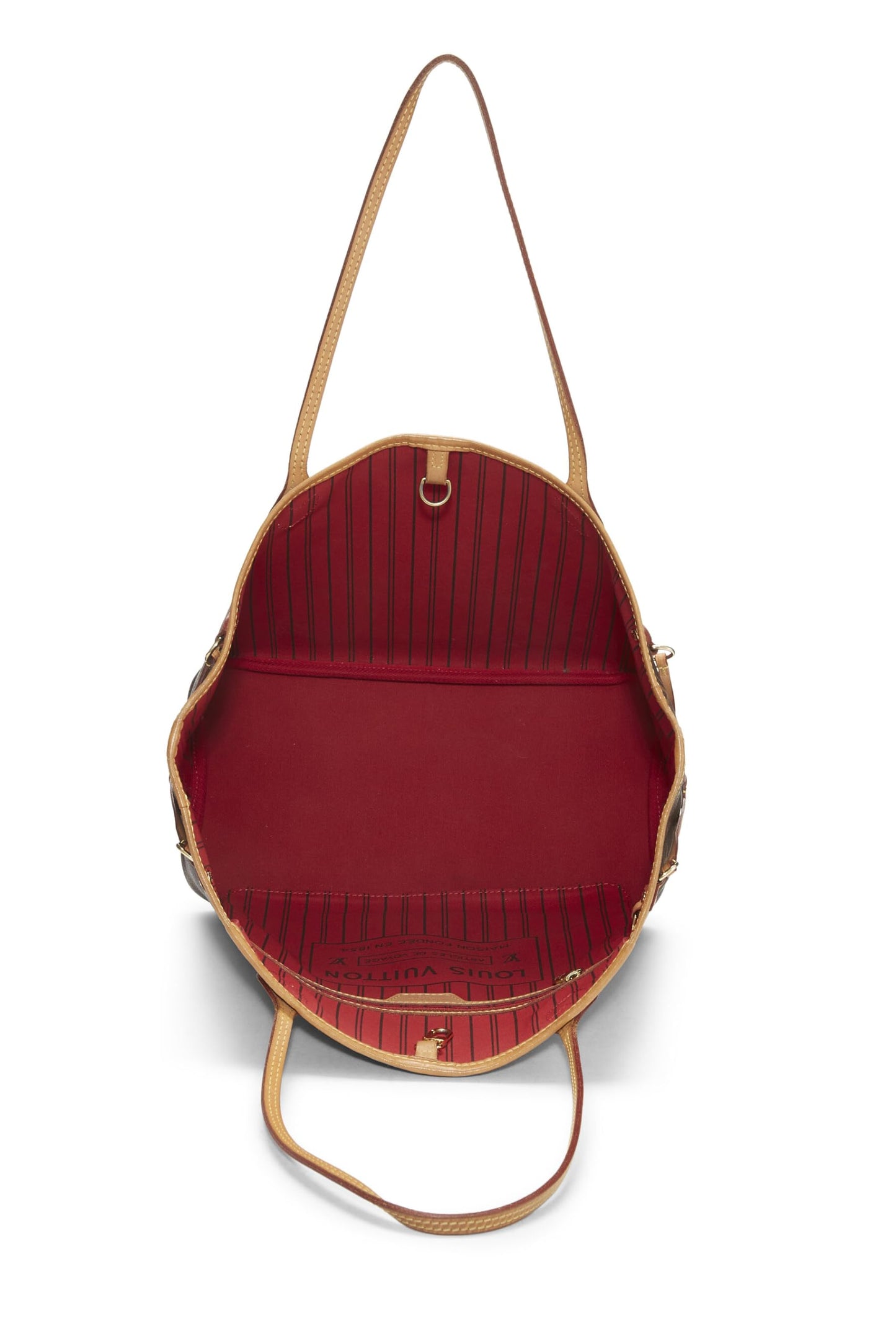 Louis Vuitton, Red Monogram Canvas Neo Neverfull MM, Red