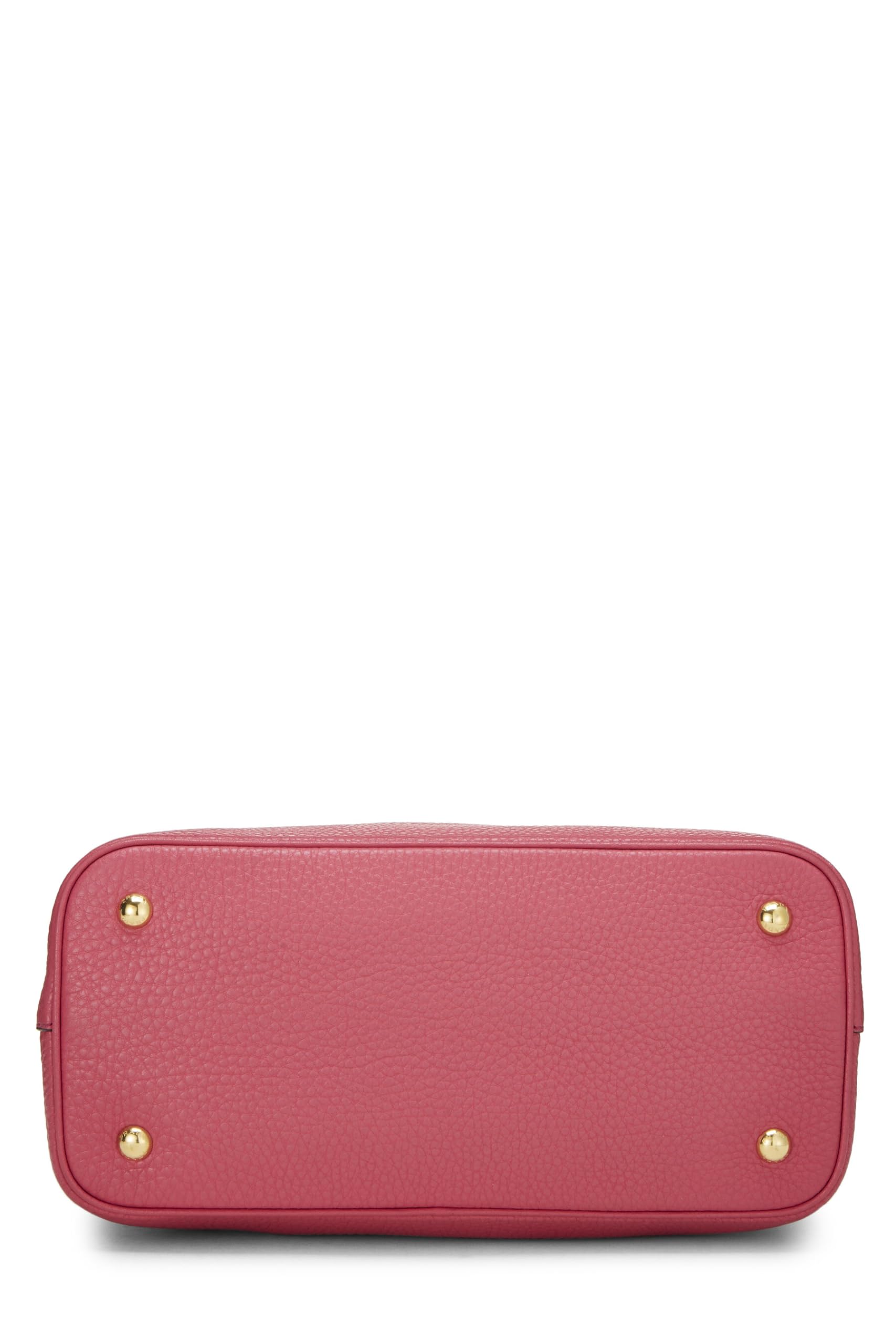 Prada, Pink Vitello Daino Convertible Top Handle Tote, Pink
