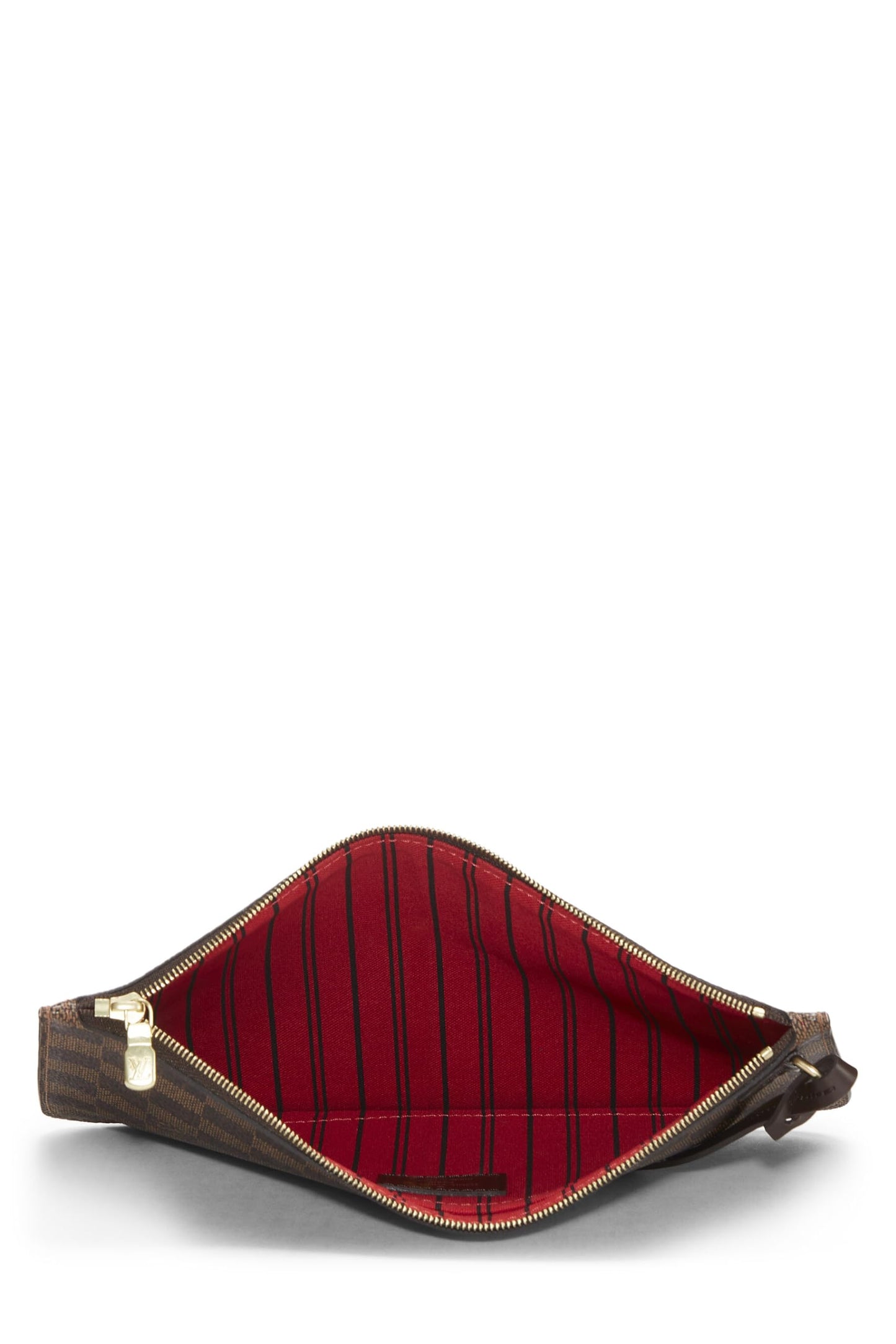 Louis Vuitton, Damier Ebene Neverfull Pouch MM, Brown