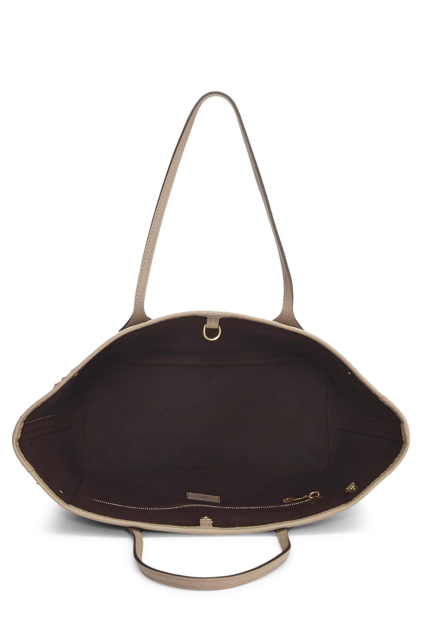 Louis Vuitton, Tourterelle Monogram Empreinte Giant Neverfull MM, Grey