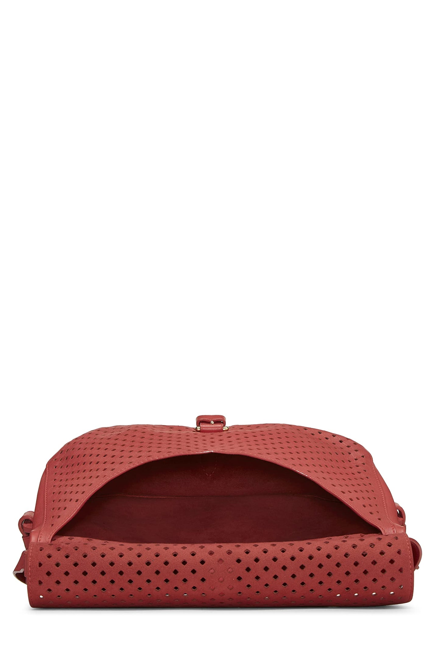 Louis Vuitton, Pink Perforated Leather Saumur 30, Pink