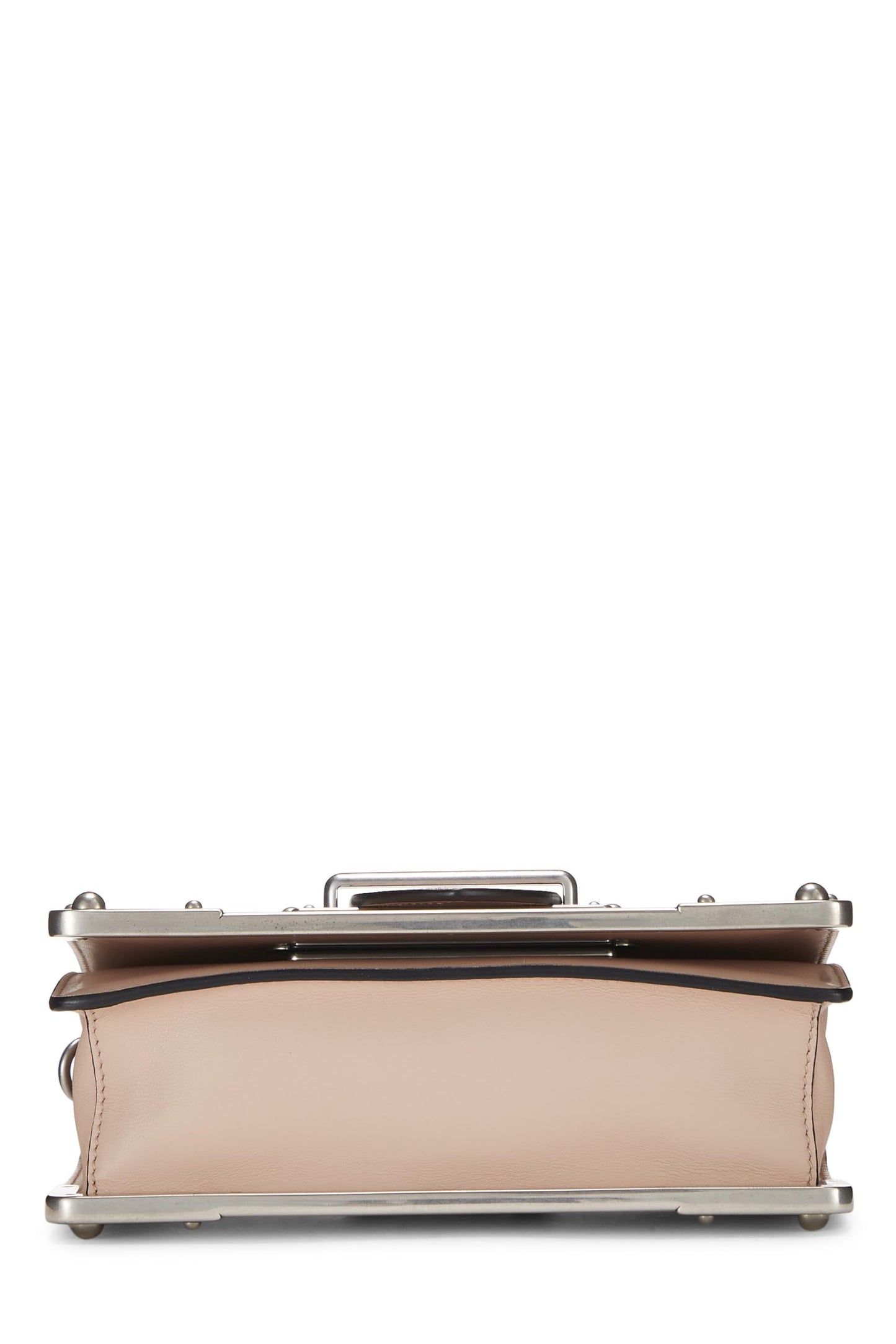Prada, Pink Leather Cahier Crossbody, Pink