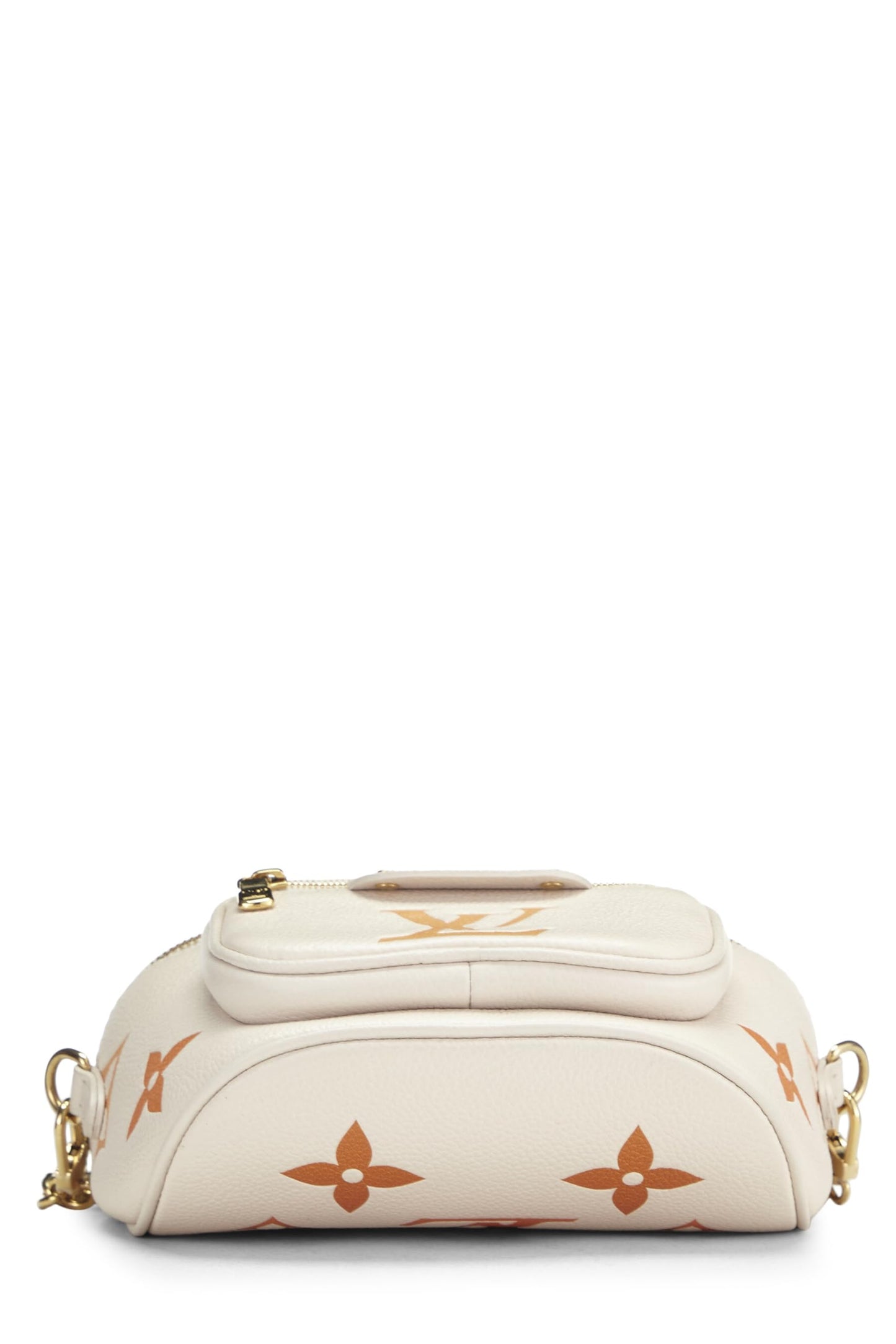 Louis Vuitton, Cream Giant Monogram Empreinte Bumbag Mini, Cream