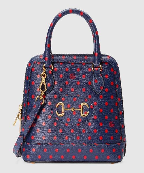 Gucci Monogram Leather Top Handle Crossbody