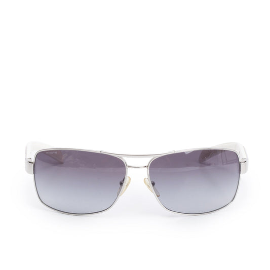 Prada SPS 54I White Linea Rossa Aviator Sunglasses