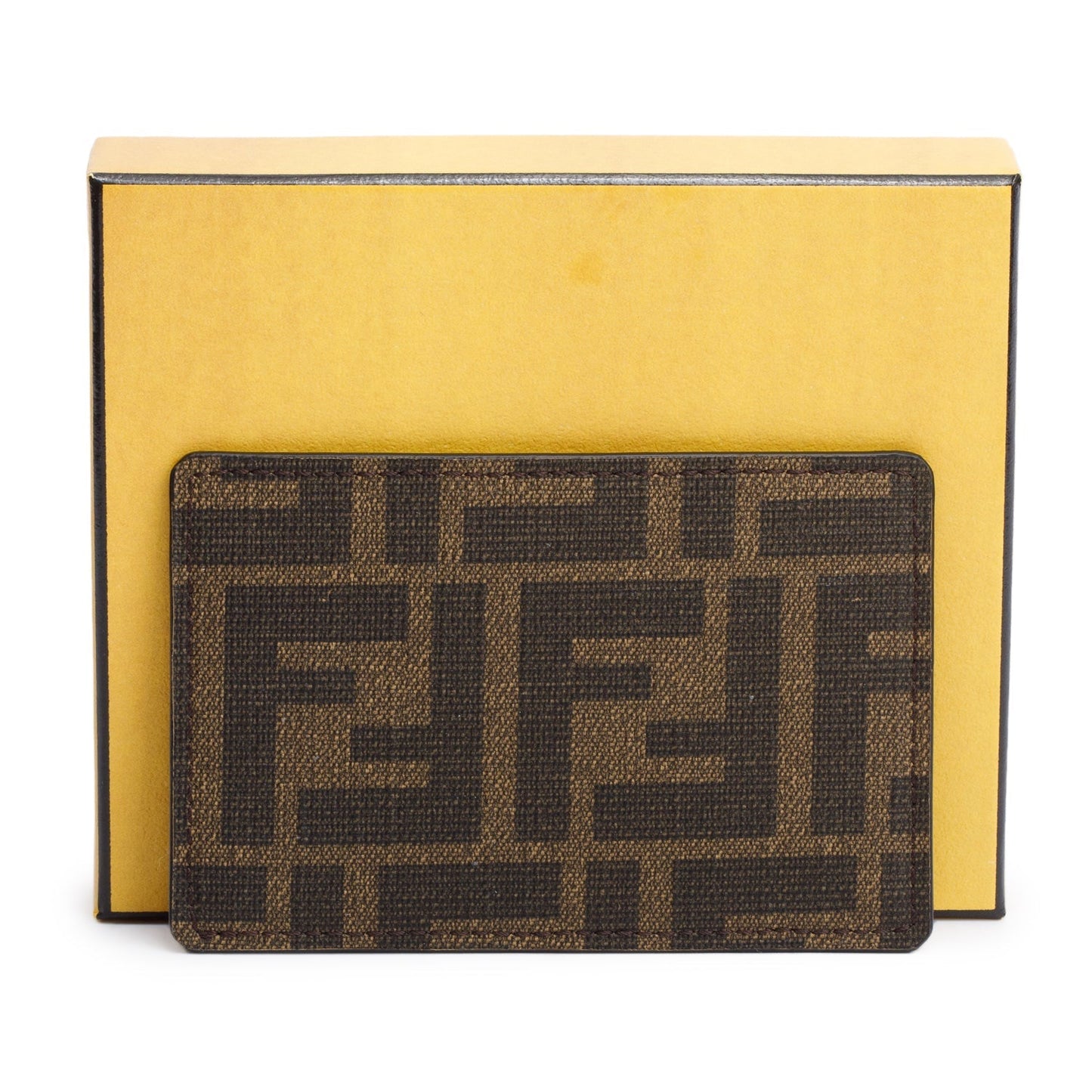 Fendi Zucca FF Logo Card Holder