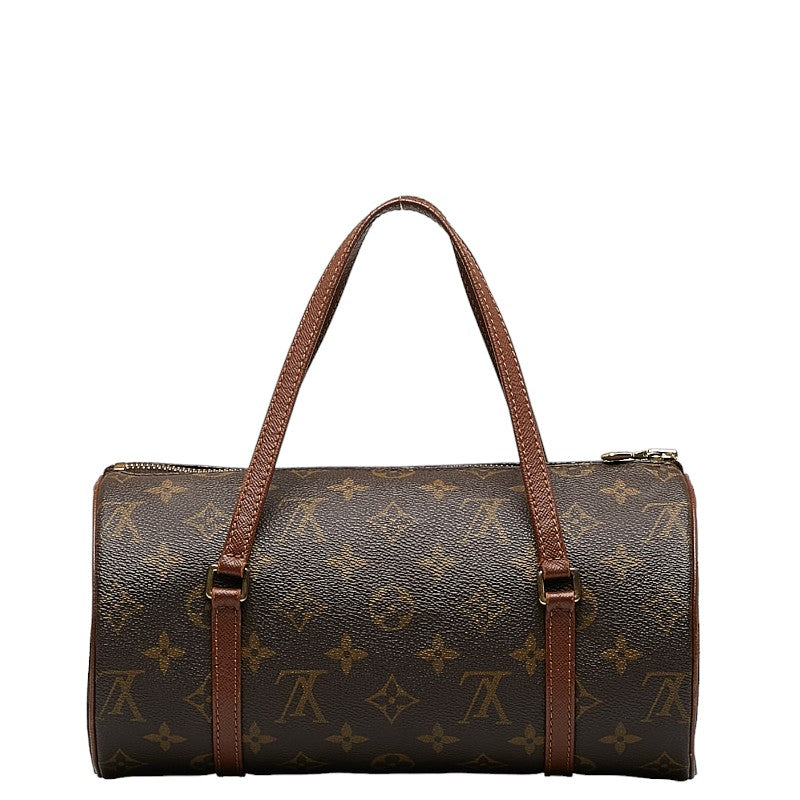 Louis Vuitton Monogram Papillon 26 (Old) Handbag Brown PVC Leather Louis Vuitton