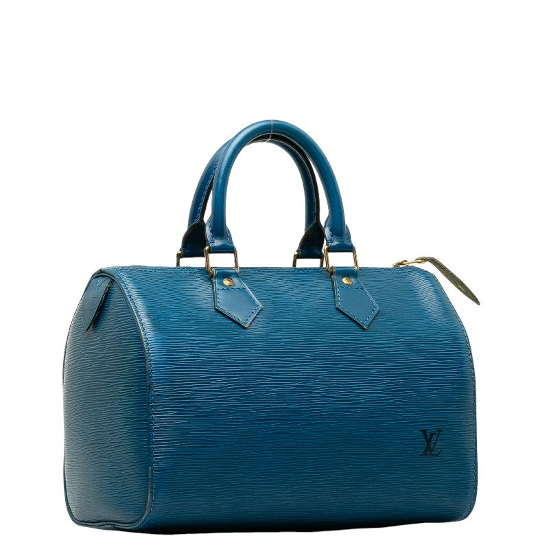 Louis Vuitton Louis Vuitton Epic Handbag Leather Tread Blue