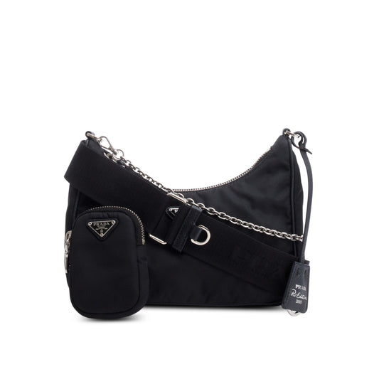 Prada Black Re-Edition 2005 Re-Nylon Bag