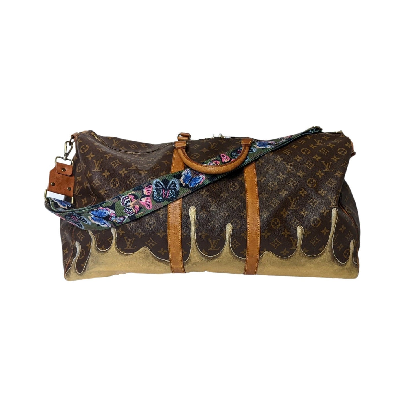 Louis Vuitton Monogram Keepall Bandouliere 60 Bag