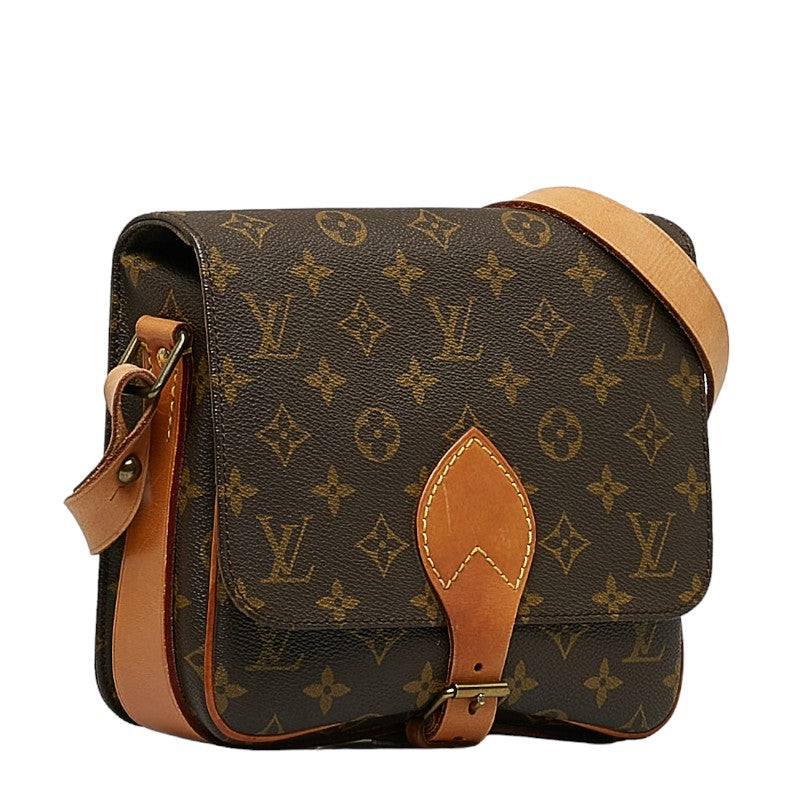 Louis Vuitton Monogram Shoulder Bag PVC/Leather Brown