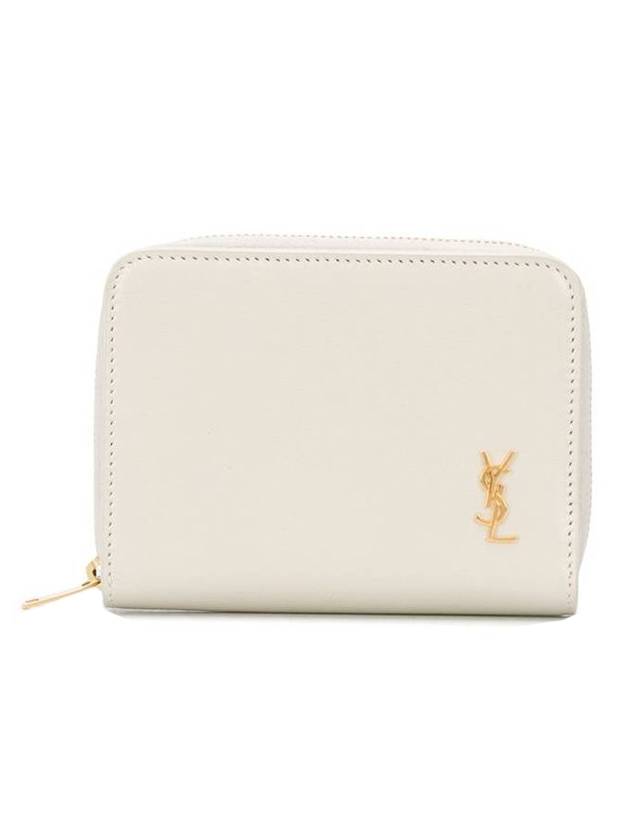 Luxury Saint Laurent Trending 2026 Monogram Compact Medium Wallet White