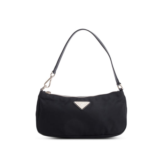 Prada Black Tessuto Nylon Pochette