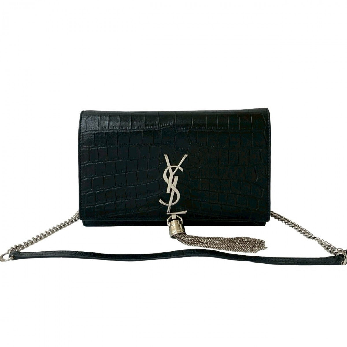 YVES SAINT LAURENT Shoulder Bag leather black
